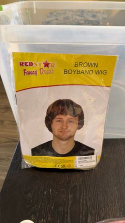Brown Boyband Wig
