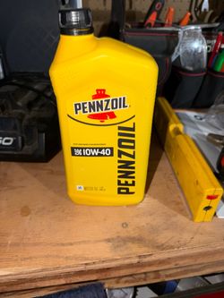 Free quart 10W-40 motor oil
