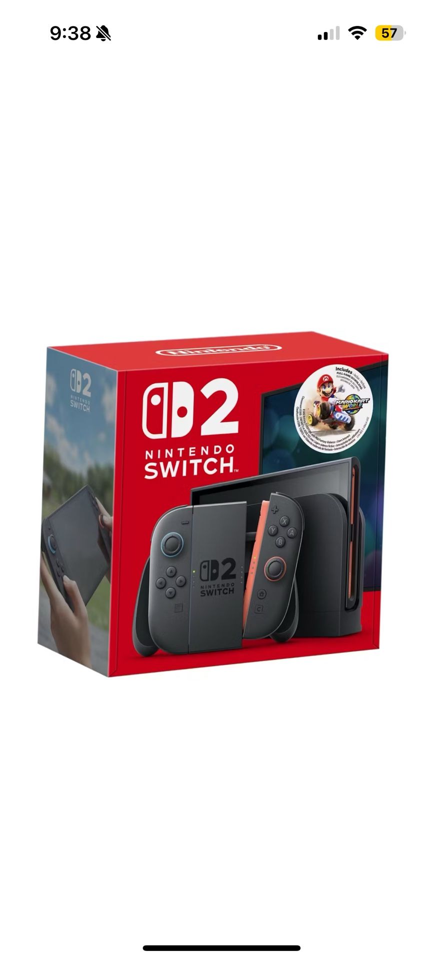 Nintendo Switch 2 Mario Cart Edition