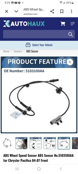 ABS SPEED SENSOR  CHRYSLER PACIFICA (FRNT)