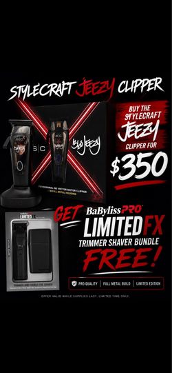 Jeezy Clipper + babyliss limited trimmer shaver promo 350$