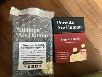 Parents Are Human & Siblings Are Human Card Games
