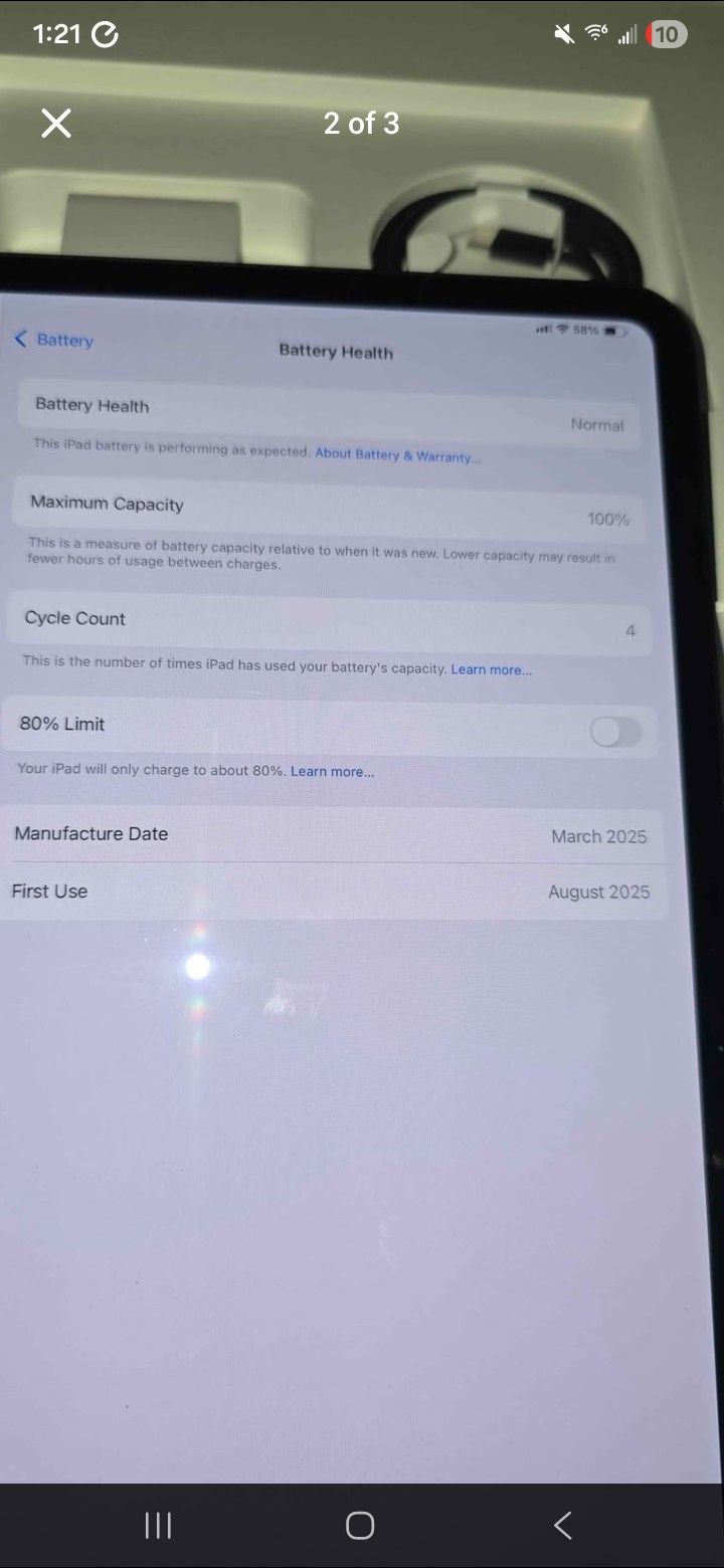 IPad pro 13" (M4) Standard Glass 256GB Wi-Fi +Cell