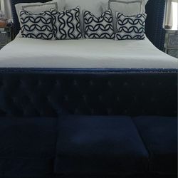 King Size Bed Frame and Matching Sofa