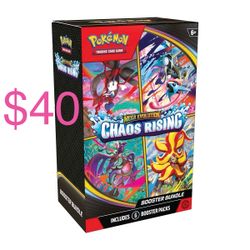 Pokemon Chaos Rising Booster Bundle
