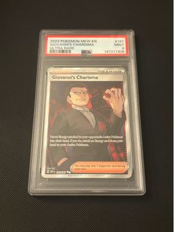 2023 Pokémon Giovanni’s Charisma 151 Ultra Rare #197 PSA 9 Mint