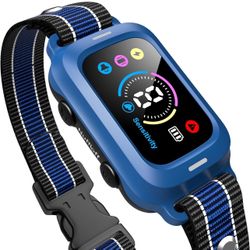 Dog Bark Collar - Automatic Anti Barking Collar with 8 Sensitivity, Rechargeable Smart Bark Shock Collar for Small/Medium/Large Dogs, Waterproof Bark 