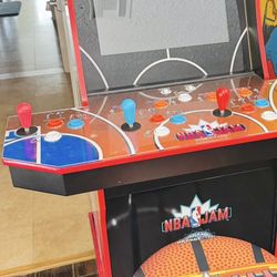 NBA Jam Arcade Machine+ Stool 