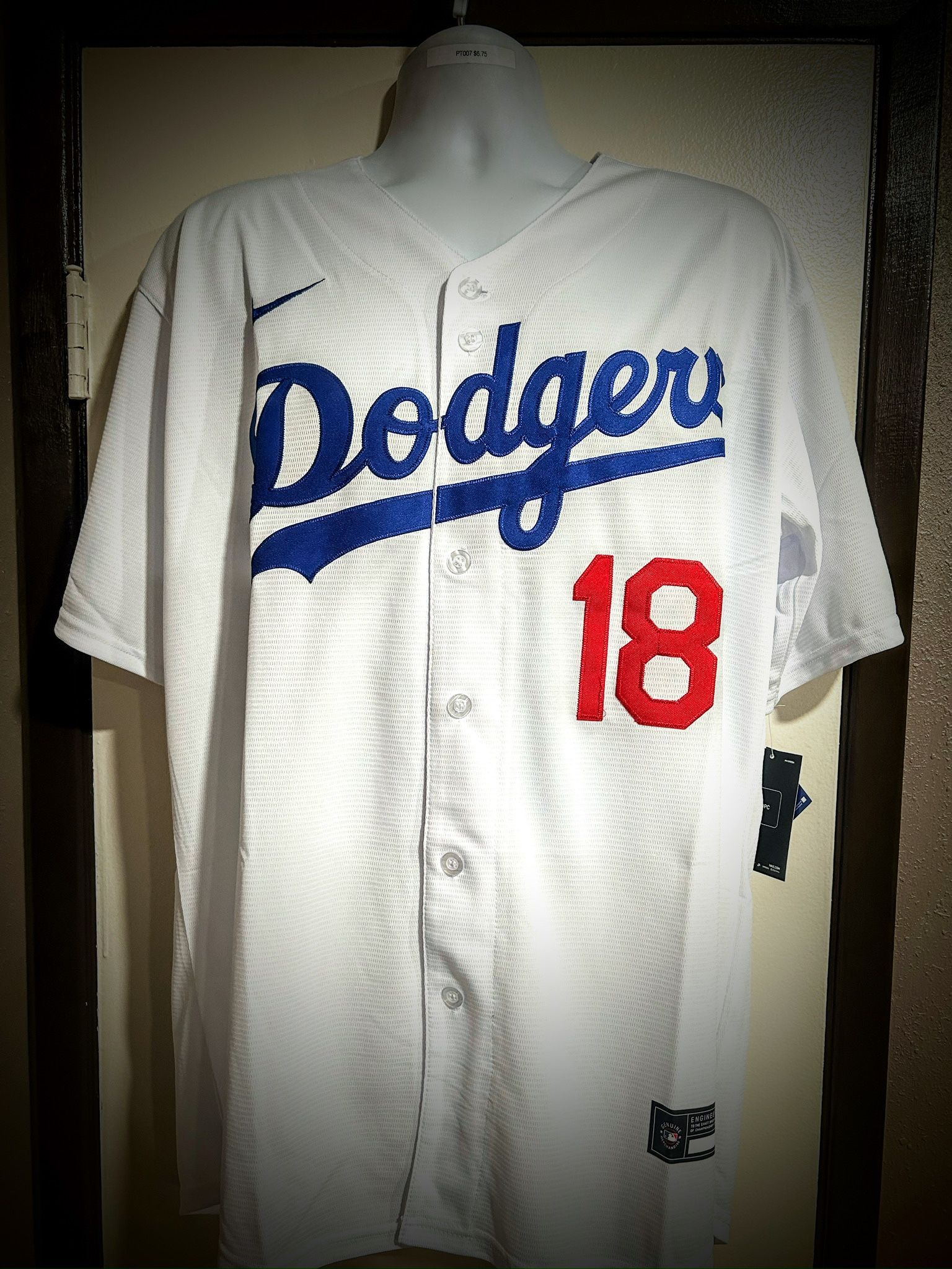 Los Angeles Dodgers #18 Yoshinobu Yamamoto MLB Baseball Jersey - S.M.L.XL.2X.3X