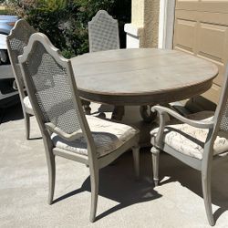 Table And Chairs/ Queen Bed Frame 75.00 For All