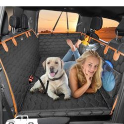 FURTIME Truck Dog Seat Cover Back Seat Extender, 