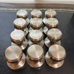 Door knob non-turning dummy style Schlage Bowery satin nickel