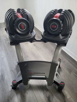 Bow*Flex*Select*tech*adjustable*5*5*2*Dum*bells*