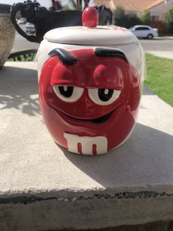 M&Ms cookie jar