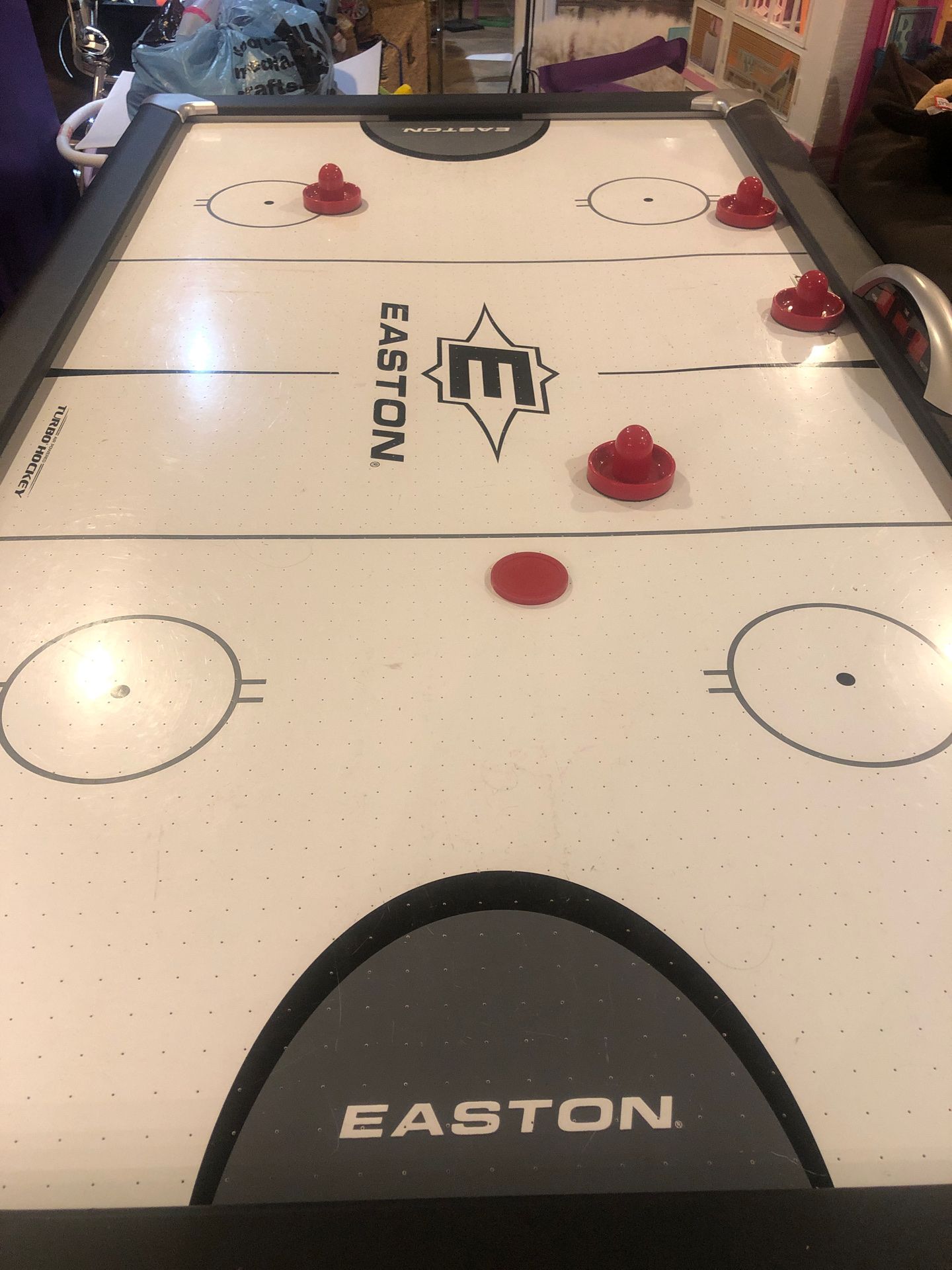 Easton knock hockey table great Xmas gift