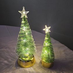 Warm White Light Up Christmas Trees