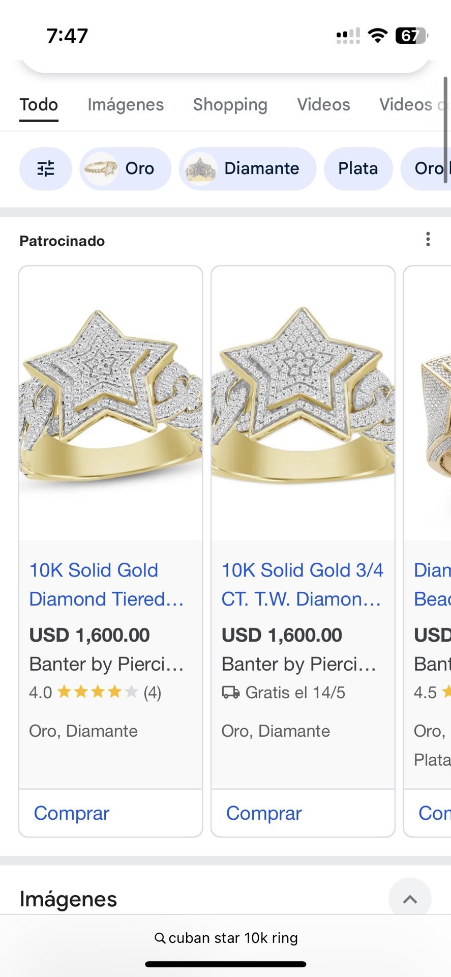 Cuban Ring 10k