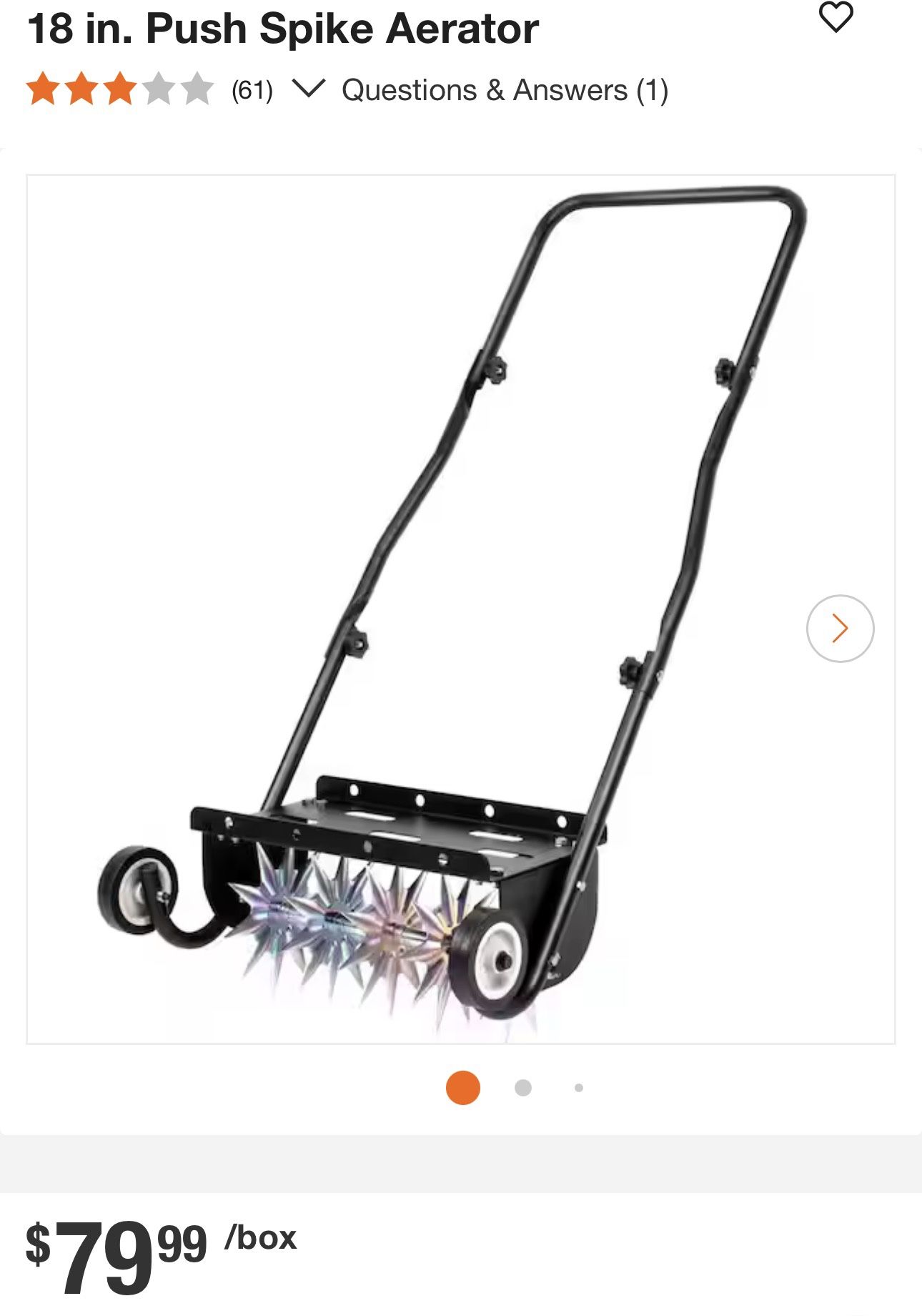 18 in. Push Spike Aerator