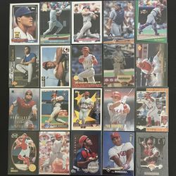 Ivan Rodriguez HOF Baseball Player Card Bundle 1992 to 1997