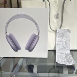 Apple AirPods Max USB-C Purple - Excellent Condition w/ Smart Case + Charger 