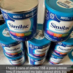 Baby formula (unopened)