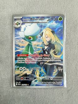 Cynthia's Roserade 184/182 - Illustration Rare (Pokemon Destined Rivals)