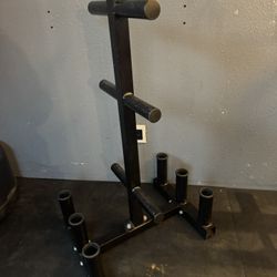 Olympic 2-inch Weight Plate Tree Rack-holds up to 800lbs
