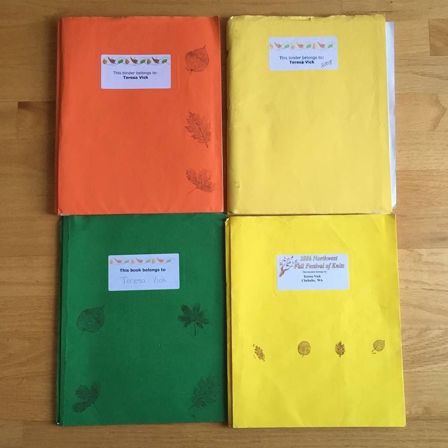 Lot of 4 Needletek Fall Machine Knitting Seminar Notebooks