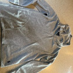 Ralph Lauren Quarter Zip Waffle Hoodie Size M