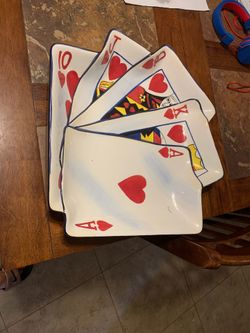 Cards party tray