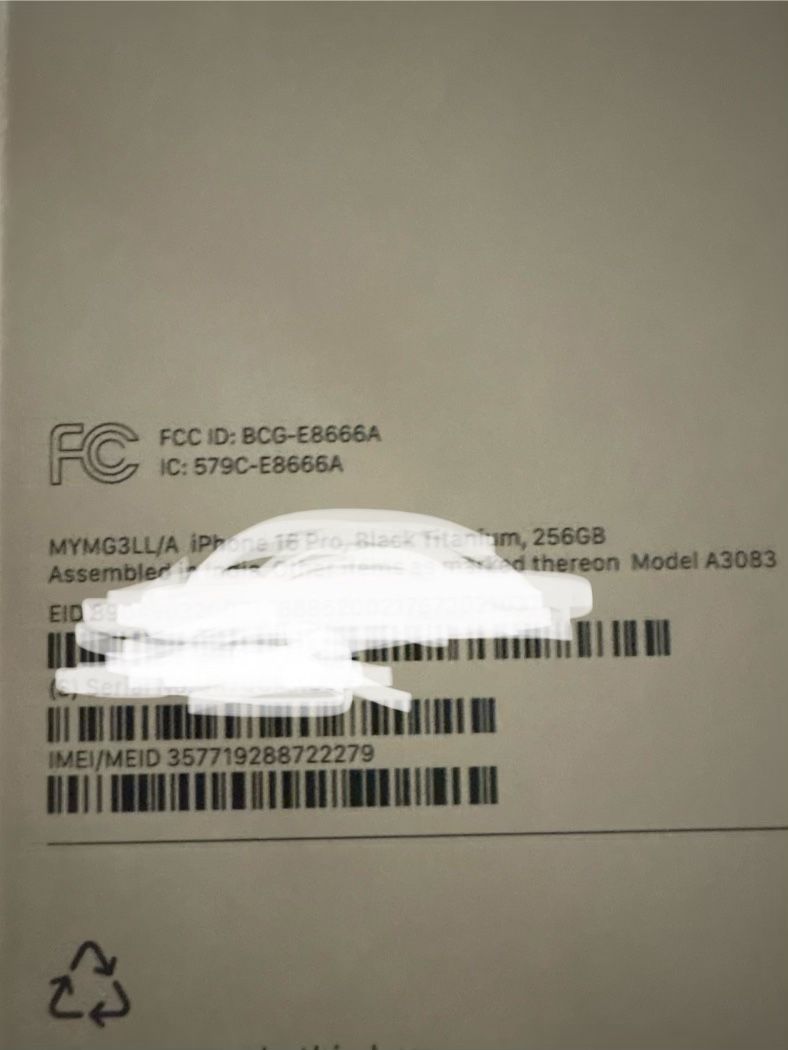 iPhone 16 Pro Max With Box