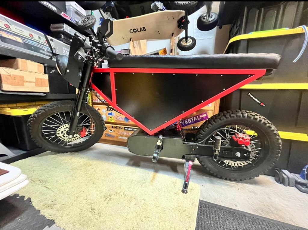 E Moto 72v 50ah Adventure Bike 80mph