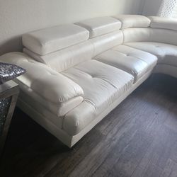 Small White Sectional