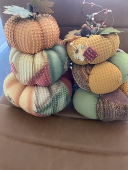 Vintage Quilted Halloween Decorations