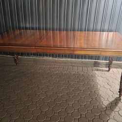 Beautiful Large Solid Wood Dining Table — Includes Table + Chairs