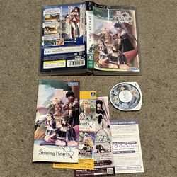 Shining Hearts Sony PSP PlayStation Japanese JPN Import Complete CIB w/ Manual