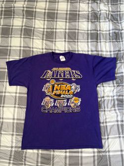 Vintage Los Angeles Lakers 2000 NBA Finals Champions T Shirt XL Extra Large