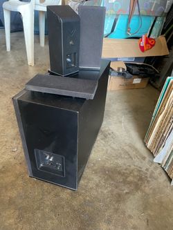 10in Vizio Sound Bar Subwoofer & Satellite Speak set..