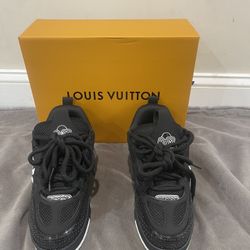 Lv Skate Sneakers All Black Size 10 Brand New 