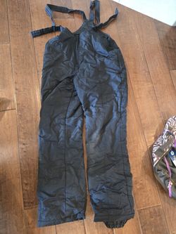 Black Snow Board Ski Bibs Pants Youth XL