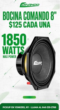 Comando 8" Car Subwoofer 1850W