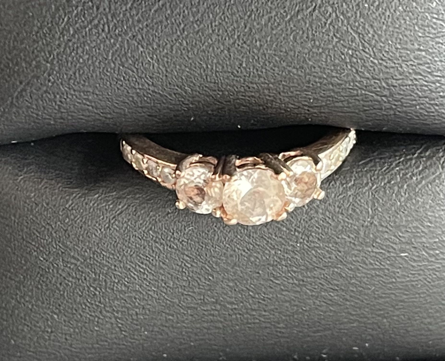 Morganite/Diamond Ring
