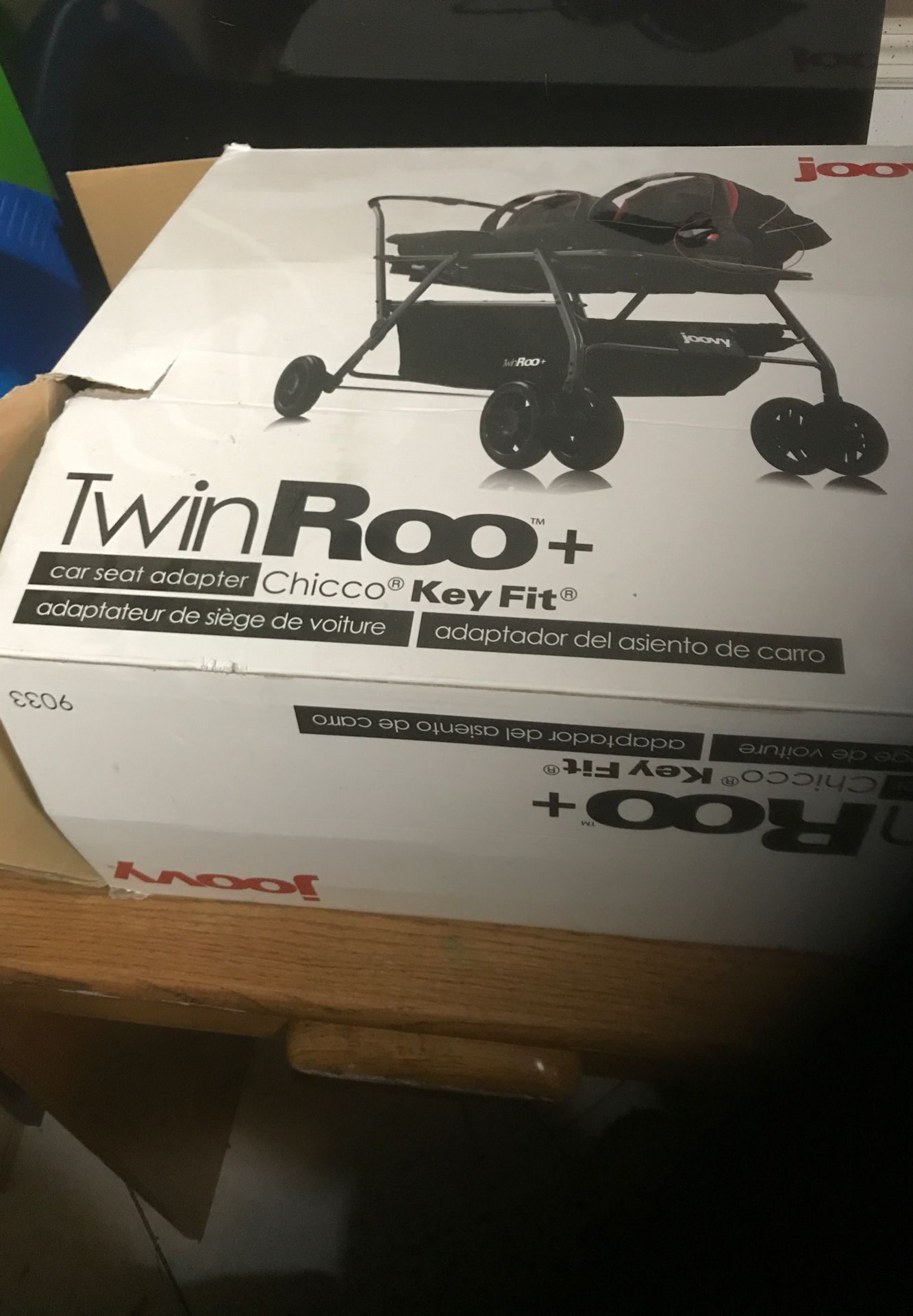 Joovy Twin Roo+ (Graco and Chico Key Fit) Adapter