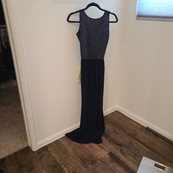 Navy Blue Prom Dress