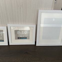 Miscellaneous White Matted Frames