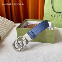 Gucci Leather Belt With Box New 