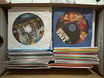 150+ Large Lot of DVDs in Paper Sleeves