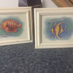 Bathroom Fish Plaques