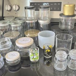 Glass Candle Jars