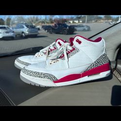 jordan 3 cardinal red